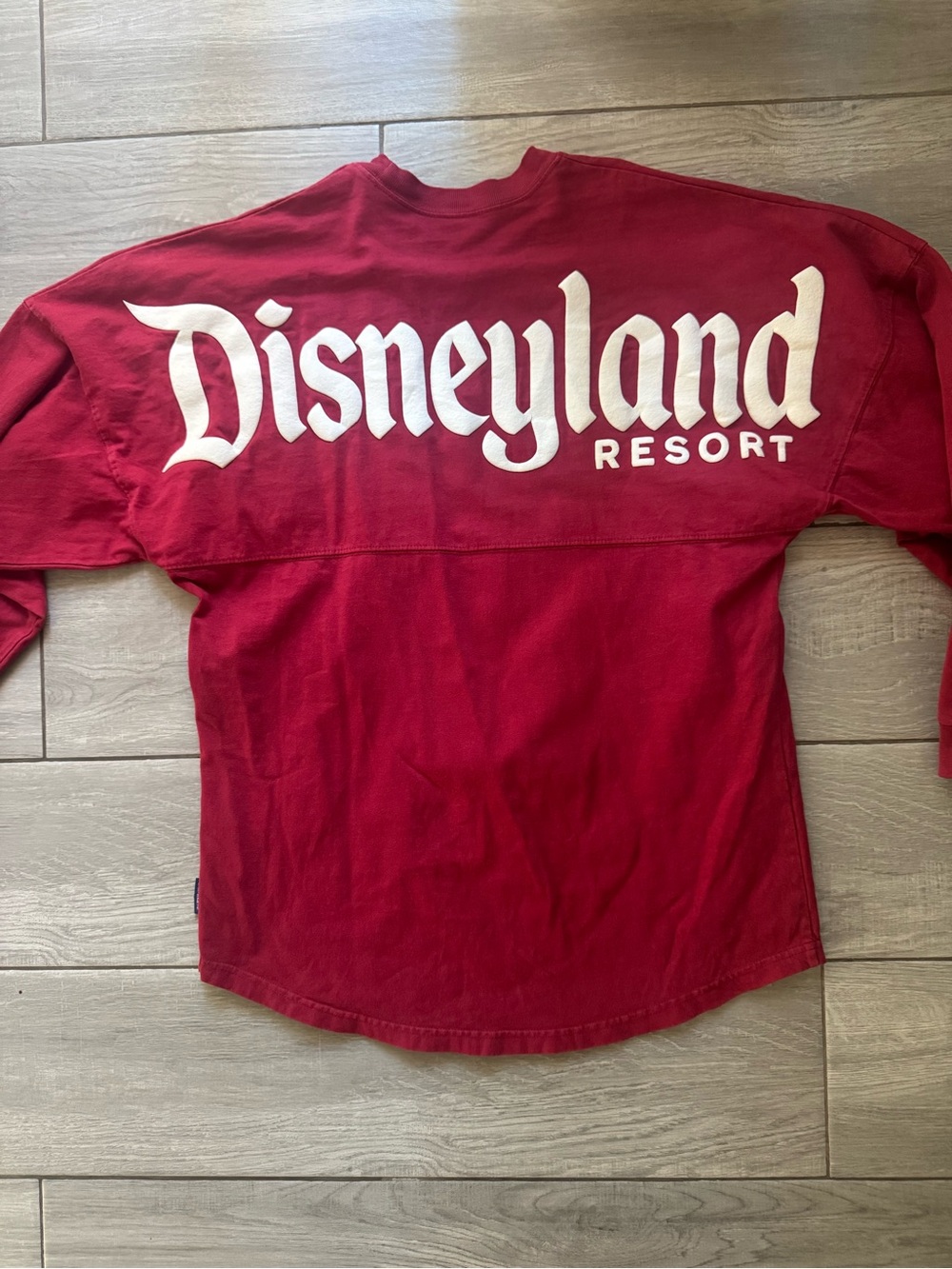 Disney Red Long-Sleeve Disneyland Resort Graphic Shirt